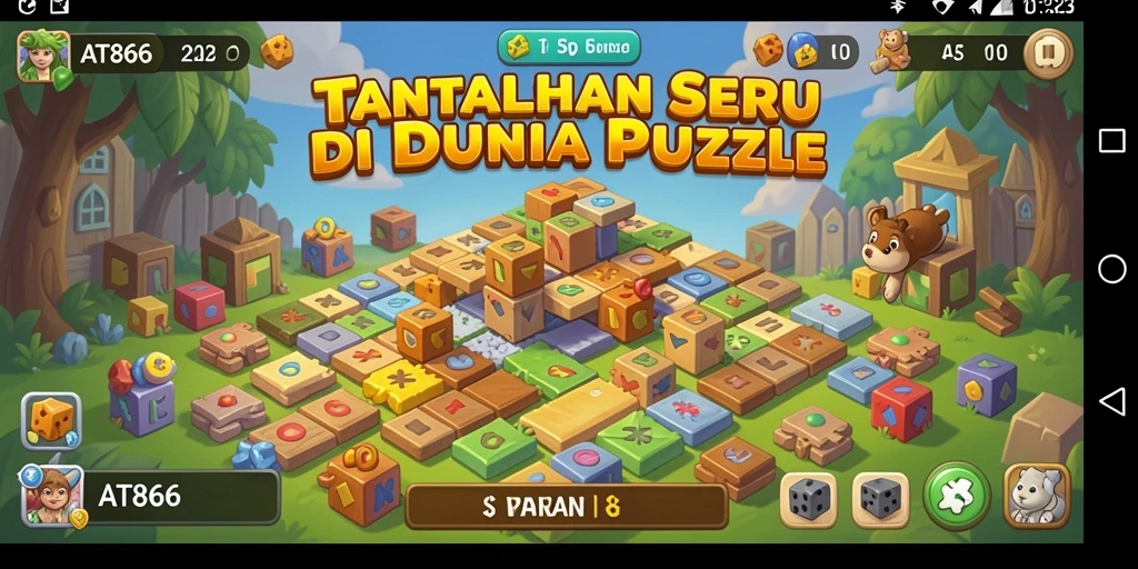 Tampilkan gameplay AT866 dengan karakter dan level menantang.