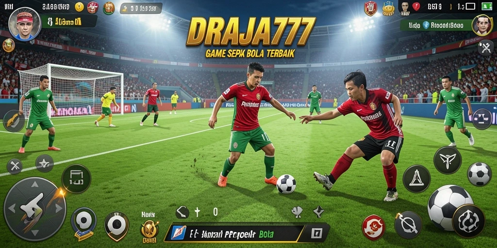 Screenshot tampilan gameplay yang mendebarkan dari DRAJA777.
