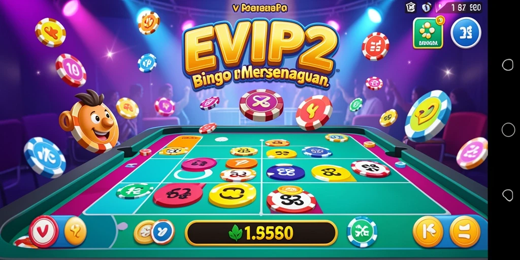 Tampilan menakjubkan dari gameplay Bingo di EVIP2.