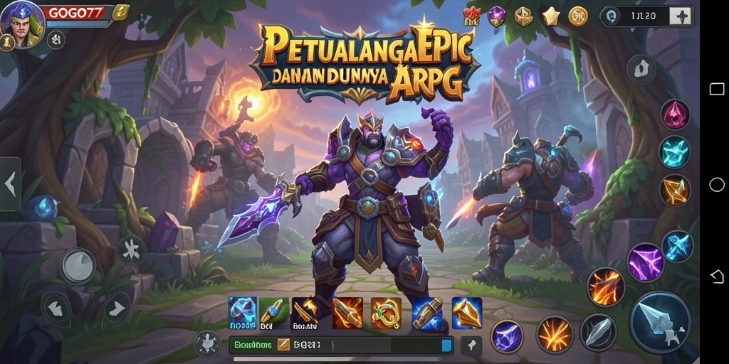 Tangkapan layar meningkatkan aksi pertarungan dalam GOGO77.