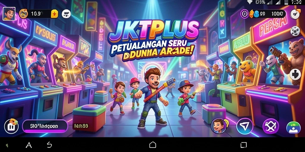 Tampilan gameplay JKTPLUS yang penuh aksi dan ketegangan di dunia Arcade.