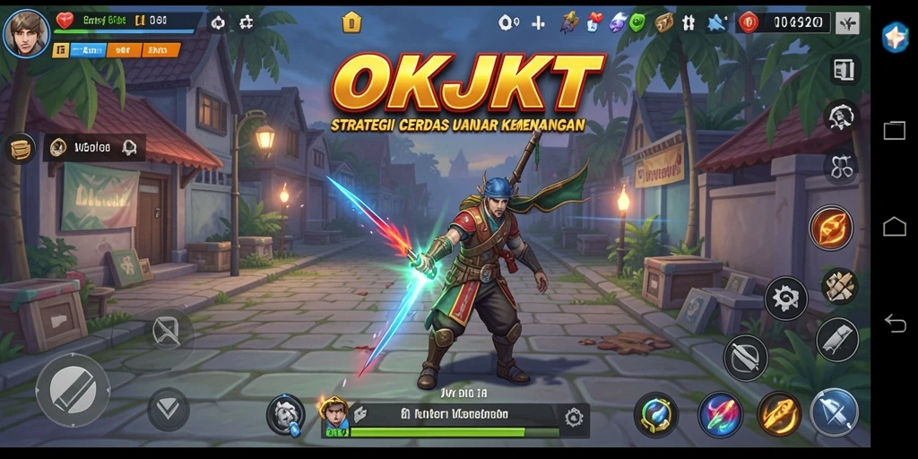 Screenshot gameplay strategi OKJKT yang menegangkan.