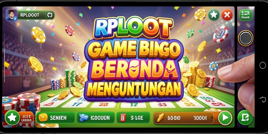 Tampilan gameplay Bingo di RPLOOT yang seru dan interaktif.
